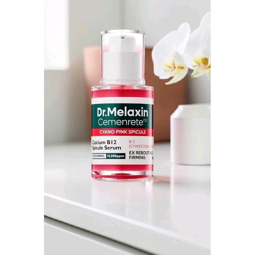 Dr. Melaxin Cemenrete Cyano Pink Spicule Serum Calcium B12 Korean Skincare